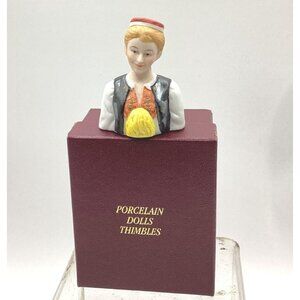 1980s Czech Porcelain TCC Dolls of the World Thimble Head-VERY RARE